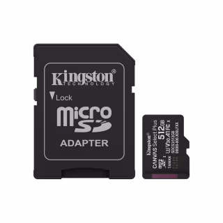 Карта пам'яті Kingston 512GB microSDXC class 10 UHS-I U3 V30 A1 Canvas Select Plus (SDCS3/512GB)