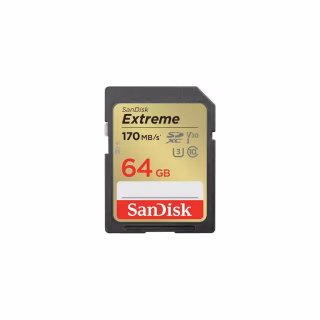 Карта пам'яті SanDisk 64GB SD class 10 UHS-I U3 V30 Extreme (SDSDXV2-064G-GNCIN)