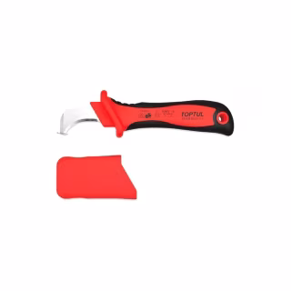 Ніж монтажний Toptul кабельний вигнутий 1000V VDE (SFAB5020V4)