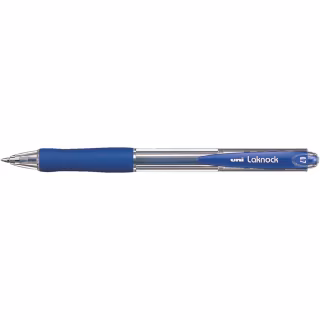 Ручка шариковая UNI автоматическая Laknock синий 0,5 мм (SN-100.(05).Blue.)