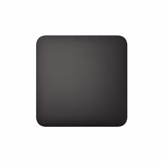 Накладная панель Ajax SoloButton 1-gang/2-way чорна