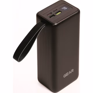 Батарея універсальна GEAR 50000mAh, PD/22.5W, black (SP05)