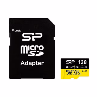 Карта пам'яті Silicon Power 128GB microSDXC class 10 UHS-I U3 V30 A1 Inspire (SP128GBSTXLV3V1NSP)