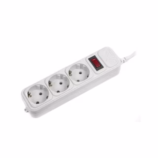 Мережевий фільтр живлення Maxxter SPM3-G-10G серый 3 м кабель, 3 розетки (SPM3-G-10G)