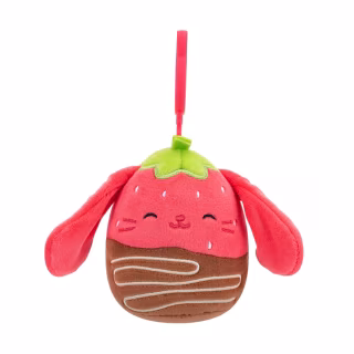 Брелок Squishmallows на кліпсі – Кролик Гунда 9 см (SQCP00464)