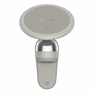 Універсальний автотримач Baseus Magnetic (на решітку) creamy-white (SUCC000102)