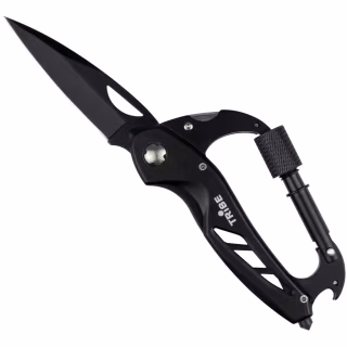 Ніж Tribe Carabiner Knife (T-MG-0014-black)