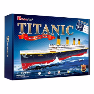Пазл Cubic Fun Трехмерная головоломка-конструктор Титаник (T4011h)