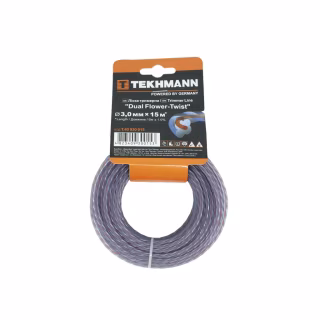 Жилка косильна Tekhmann "DUAL Flower-Twist" 3,0 мм x 15 м (T.40930015)