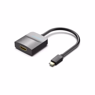 Перехідник USB-C to HDMI 0.15m black Vention (TDCBB)