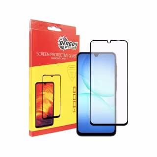 Стекло защитное Dengos Full Glue Samsung Galaxy A17 Black (TGFG-407)