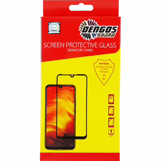 Скло захисне Dengos Full Glue OPPO Reno15 F/FS Black (TGFG-436)