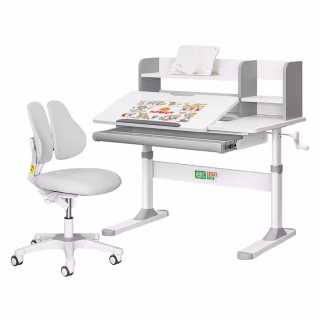 Парта з кріслом ErgoKids TH-330 W/G + Y-208 G