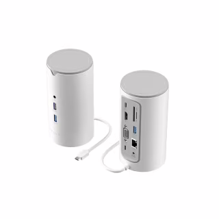 Концентратор Vention USB3.1 Type-C to HDMI/VGA/USB3.0x3/RJ45/SD/TF/TRRS 3.5m/PD/DC100W12-in-1 (TPHWC-EU)
