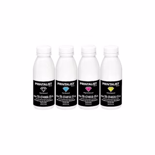 Тонер HP CLJ Pro M252/M452, SET Canon 045 Black 60г/Color 50г Printalist (TR-M252-SET-PL)