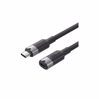 Дата кабель USB-C M/F 1.0m 100W 10Gbps 4K60Hz Vention (TRFBF)