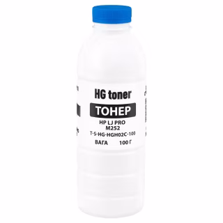 Тонер HP CLJ Pro M252 100г, cyan HG (TSM-HGH02C-100)
