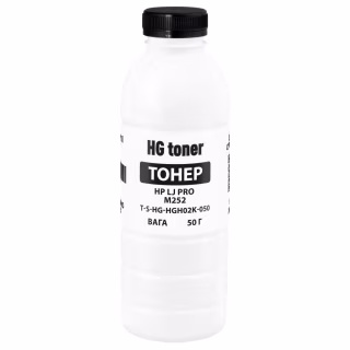 Тонер HP CLJ Pro M252 50г, black HG (TSM-HGH02K-050)
