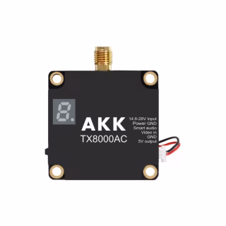 Відеопередавач (VTX) AKK Ultra Long Range 8W 4.9G-6G 96CH (TX8000AC)