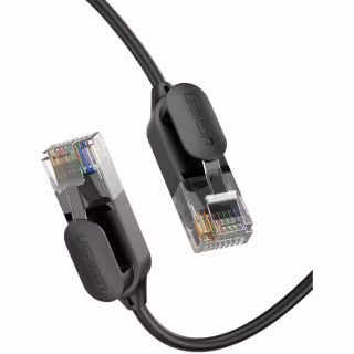 Патч-корд 0.5м, UTP cat 6 RJ-45 COPPER black Ugreen (U_70331)