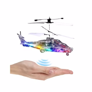 Інтерактивна іграшка UFT Літаючий вертоліт з сенсорним контролем і LED підсвічуванням (UFTFly12)