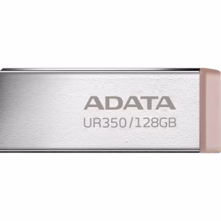 USB флеш накопичувач ADATA 128GB UR350 Silver/Beige USB 3.2 (UR350-128G-RSR/BG)