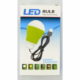 Светильник Dengos LED-BULB-5V5W-BLUE (USB з LED-лампочкою)