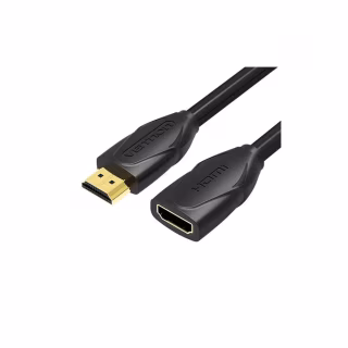 Кабель мультимедийный HDMI M to HDMI F 1.0m 4K60Hz black Vention (VAA-B06-B100)