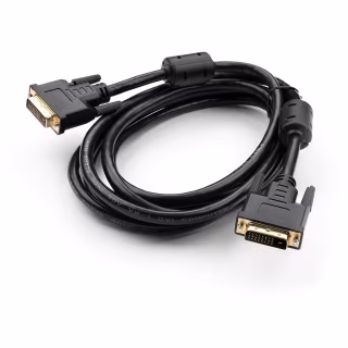 Кабель мультимедийный DVI M to DVI M 3.0m 24+1pin Vinga (VCPDCDVIMM3BK)