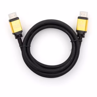 Кабель мультимедийный HDMI M to HDMI M 1.5m V2.0 Vinga (VCPDCHDMI2VMM1.5BK)
