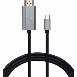 Кабель мультимедійний USB-C to HDMI M 1.5m V1.4 4K30Hz Vinga (VCPVCCH1415)