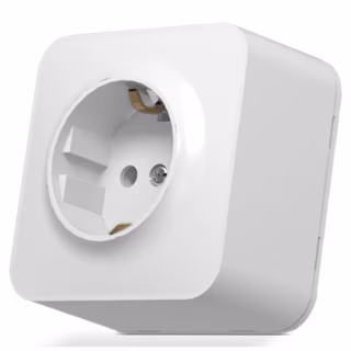 Розетка Videx BINERA IP20 наружная 1ая с заземлением белая (VF-BNS21G-W)