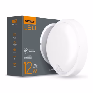 Светильник Videx LED с датчиком ИК IP54 12W 5000K сенсорный (VL-BHR-125W-SP)