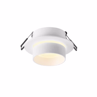 Світильник точковий Videx під лампу GU10 врізний Круглий Білий (VL-SPF11R-W)