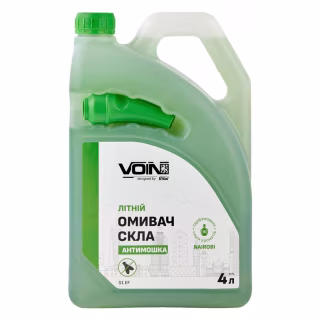 Омивач автомобільний VOIN Найробі 4л антімошка (VOIN S1 EF)