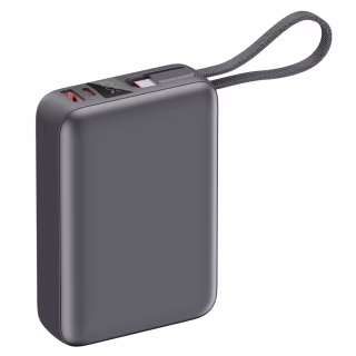 Батарея універсальна Vinga 20000 mAh 45W Display Cable (VPBB2045C)