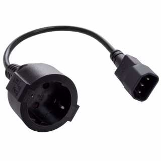 Кабель питания C14 to Schuko 0.75mm2 Copper Vinga (VPCC14S75C)