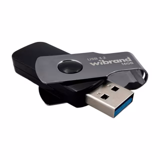 USB флеш накопичувач Wibrand 16GB Lizard Black USB 3.2 (WI3.2/LI16P9B)