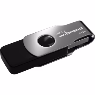 USB флеш накопичувач Wibrand 256GB Lizard Black USB 3.2 (WI3.2/LI256P9B)