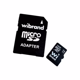 Карта памяти Wibrand 128GB microSD class 10 (WICDHU1/128GB-A)