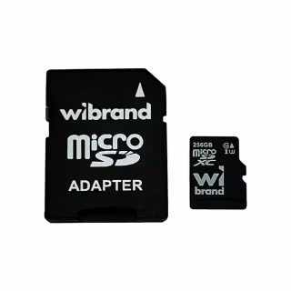 Карта пам'яті Wibrand 256GB microSD class 10 UHS-I U3 (WICDHU3/256GB-A)