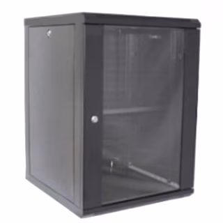 Шкаф настенный Hypernet 15U 19" 600x450 (WMNC-15U-FLAT-BLACK)