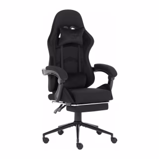 Крісло ігрове GT Racer X-2324 Black Suede (X-2324 Fabric Black Suede)