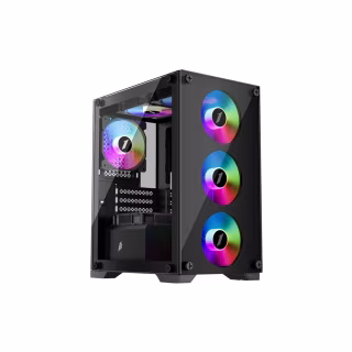 Корпус для ПК 1stPlayer X2-M-BK-4F1