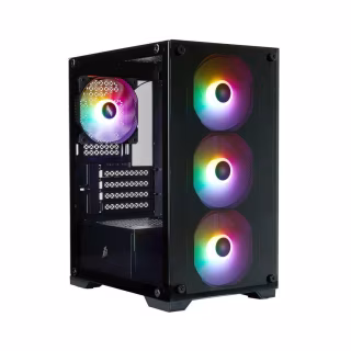 Корпус для ПК 1stPlayer X2-M-BK-4F7