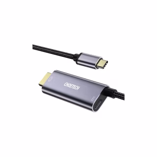 Кабель мультимедийный USB-C to HDMI M 1.8m 4K60Hz Choetech (XCH-M180GY)