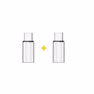 Переходник Lightning F to USB-C M 2PCS silver XoKo (XK-AC025-SL2)