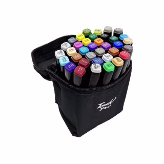Набор маркеров Touch двухсторонних скетч маркеров 36 шт в чехле (XK-MRK-BG)
