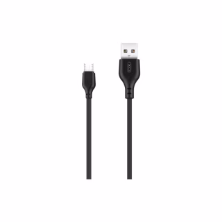 Дата кабель USB 2.0 AM to Micro 5P 2.0m 2.1A black XO (XO-NB103-BK)