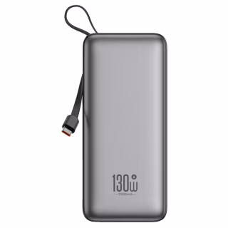 Батарея універсальна XO 20000mAh 130W, PD, QC (XO-PR268_grey)